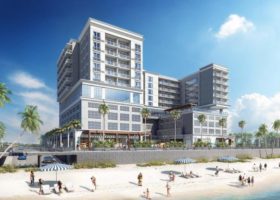 A developer plans to build a 195-room Courtyard by Marriott hotel at an oceanfront site in Daytona Beach.